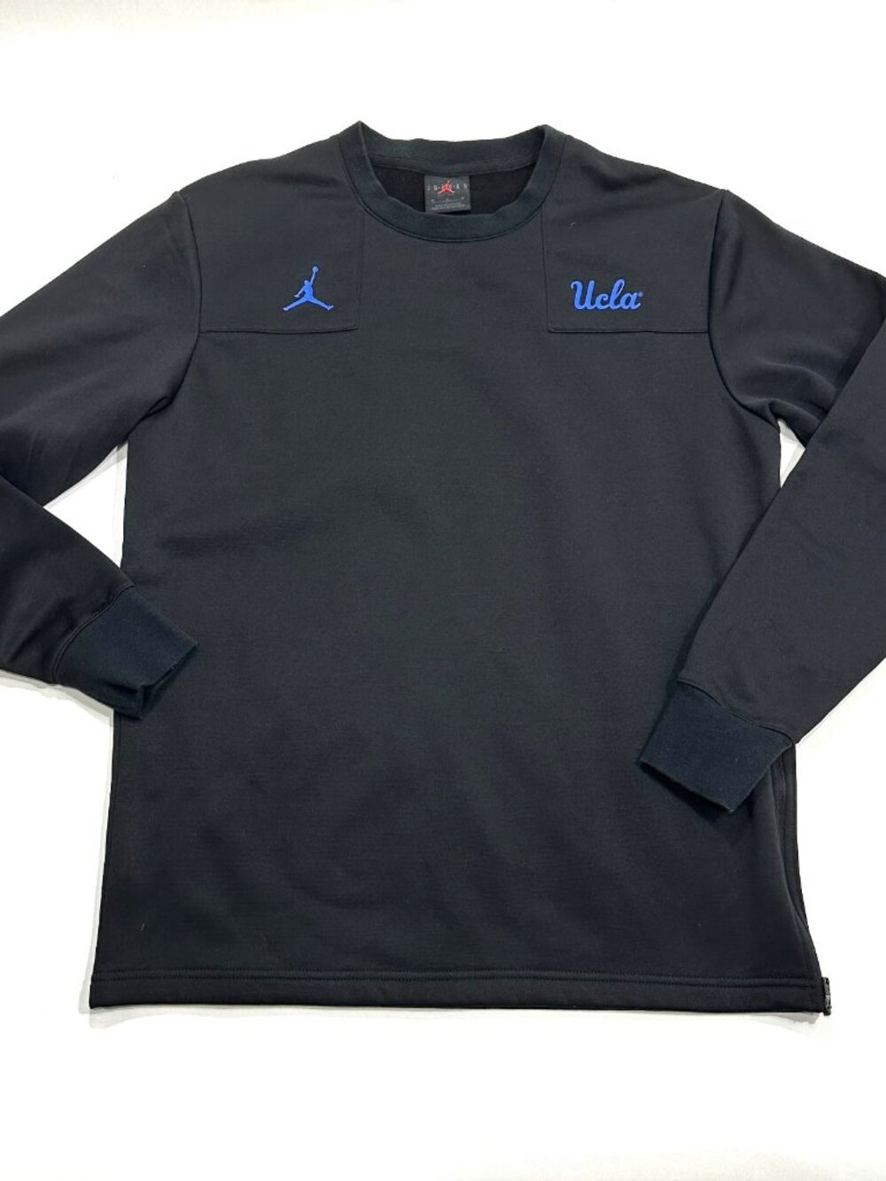 Nike Jordan UCLA Bruins Therma-FIT Crewneck Sweatshirt Black Blue Men’s Medium
